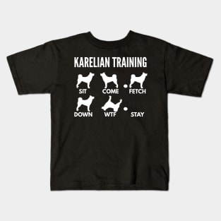 Karelian Bear Dog Training Karelian Bear Dog Tricks Kids T-Shirt